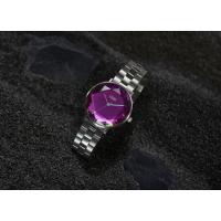 Elexi Lazer Purple Kadın Saat – Kesim Cam Kadran & Çelik Tasarım