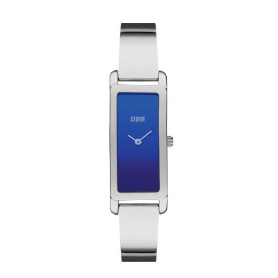 Laila Lazer Blue Kadın Saat – İridesan Cam & Çelik Bangle Tasarım