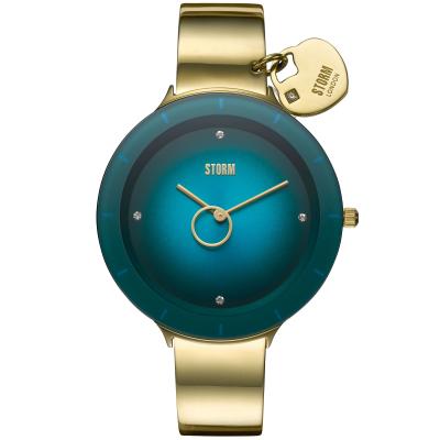 Liana Gold Teal Kadın Saat – Sunray Teal Kadran & 21K Altın Kaplama