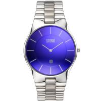 Slim-X XL Lazer Blue Erkek Saat – Ultra İnce Çelik & 50M